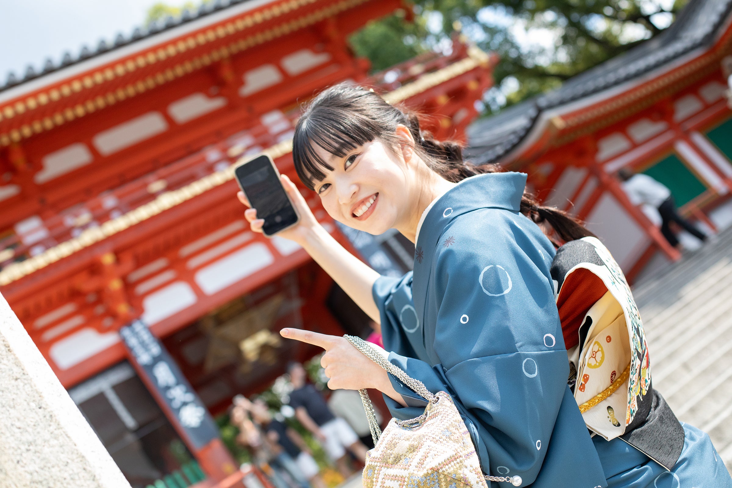プライベートルームでお支度|WA・KKA キモノレンタルとオムスビのお店|京都|観光|京都旅行|関西旅行|祇園|八坂神社|着物レンタル|着物で散策|
